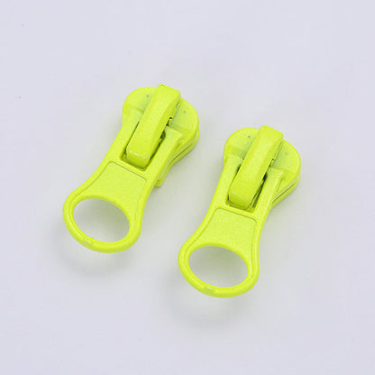 5# Neon Pull Tab Zipper Slider (Resin Zipper, Auto-Lock)
