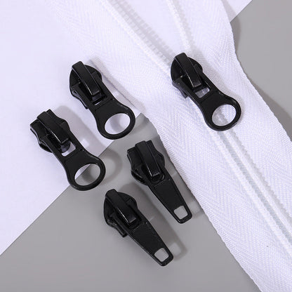5# Black Pull Tab Zipper Slider - Black b