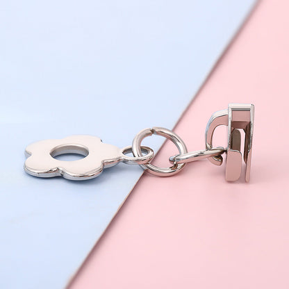 5# Flower Zipper Pull