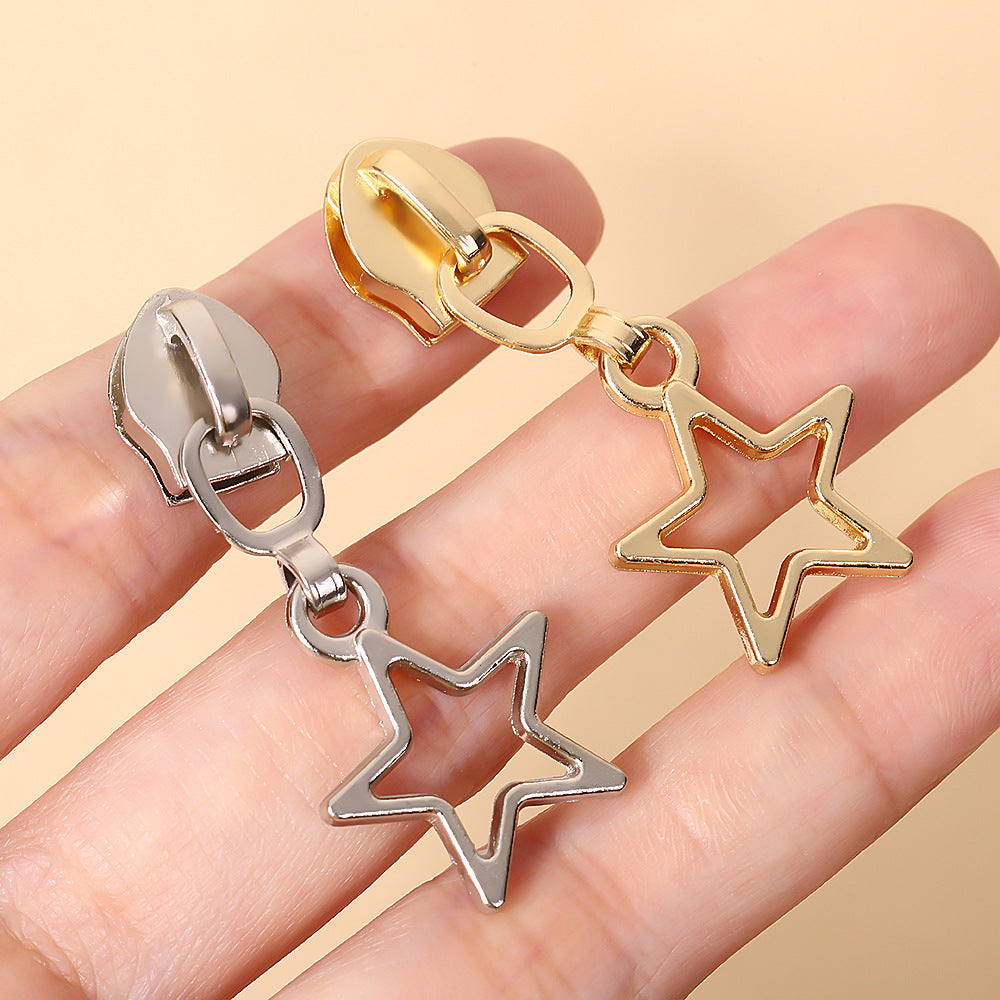 5# Star Zipper Pull