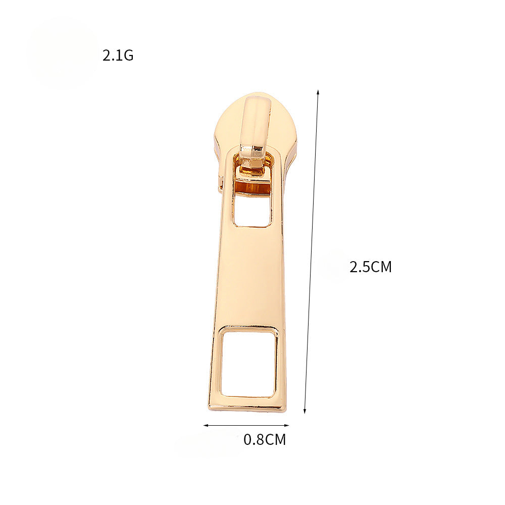 5# Square Hole Zipper Pull