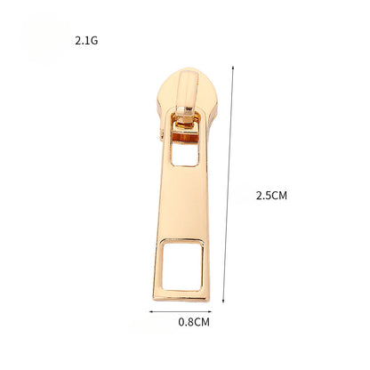 5# Square Hole Zipper Pull