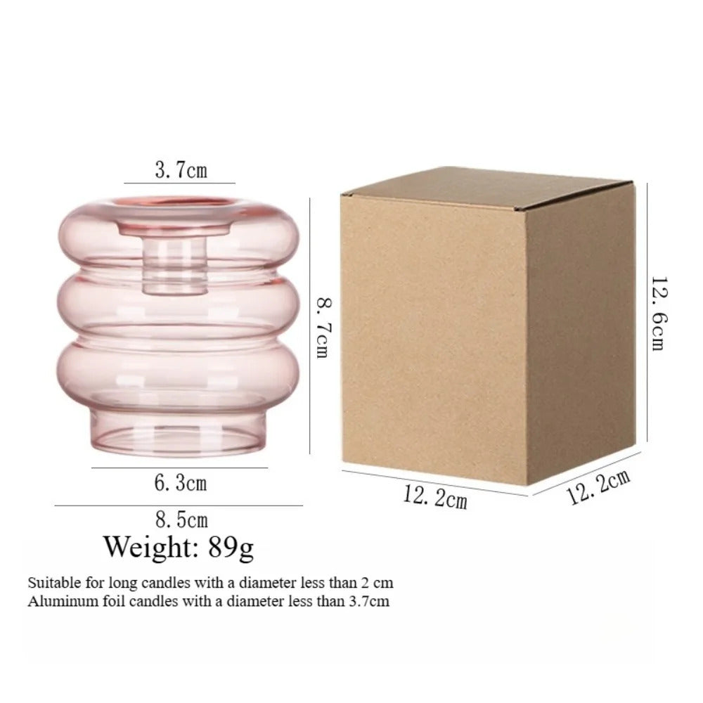 Modern Coloful Glass Candleholder Creative Party Centerpiece - Image 15