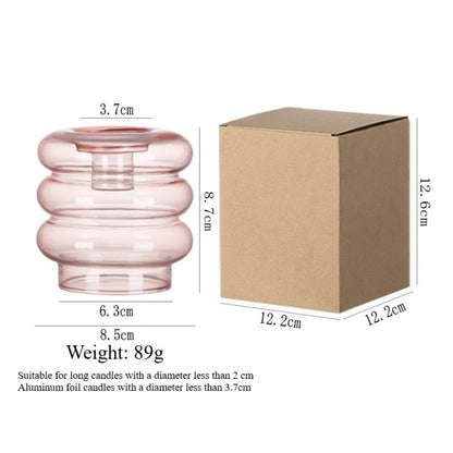 Modern Coloful Glass Candleholder Creative Party Centerpiece - Image 15
