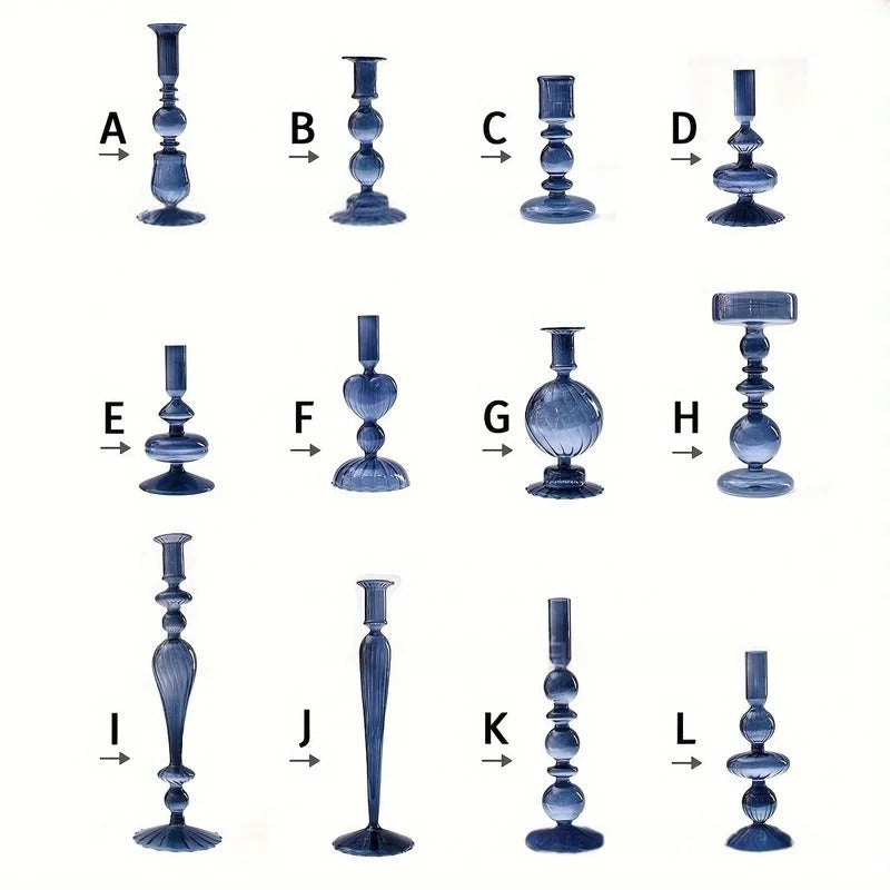 Glass Candlestick Holder For Wedding - Image 6