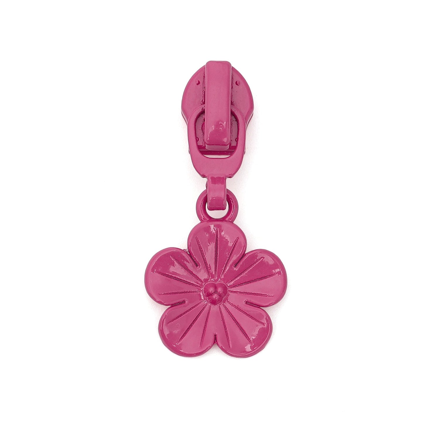 5# Plum Blossom Pull Tab Zipper Slider (Nylon Zipper)