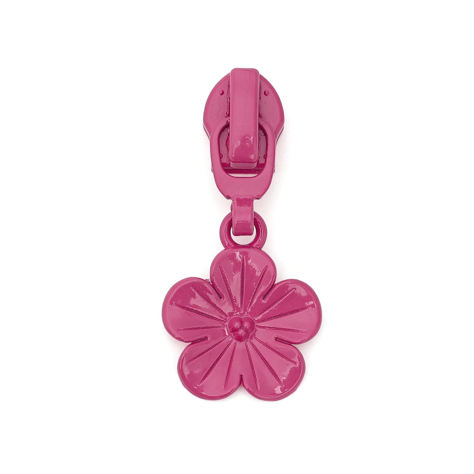 5# Plum Blossom Pull Tab Zipper Slider (Nylon Zipper)