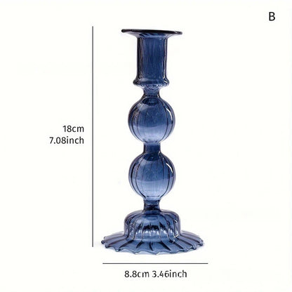 Glass Candlestick Holder For Wedding - Image 8