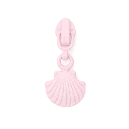 #3 Shell Shape Zipper Pull - Light Pink