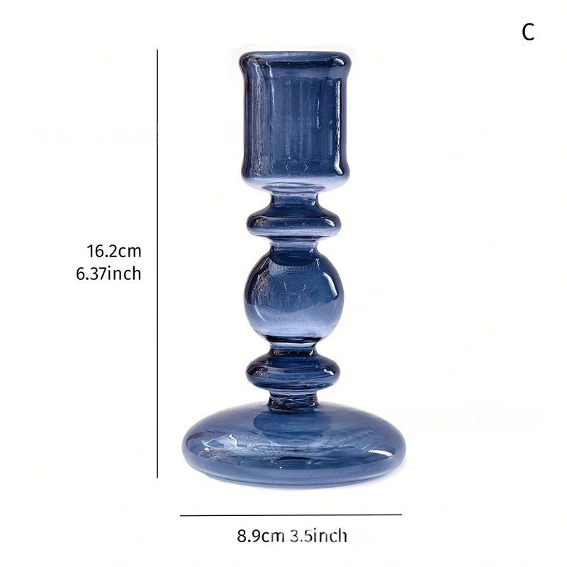 Glass Candlestick Holder For Wedding - Image 9