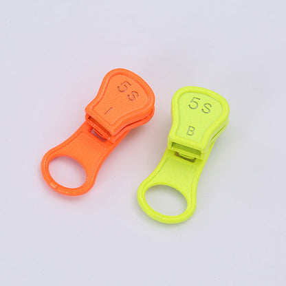 5# Neon Pull Tab Zipper Slider (Resin Zipper, Auto-Lock)