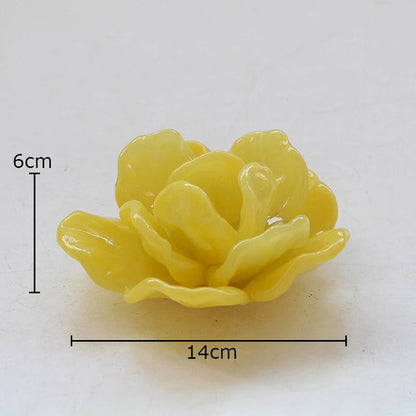 Flower Petal Glass Candle Holder Home Aroma Container - Image 8