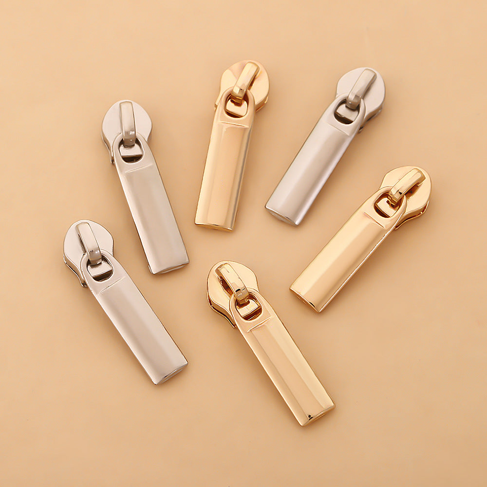 3# Slim Rectangular Zipper Pull - 3#