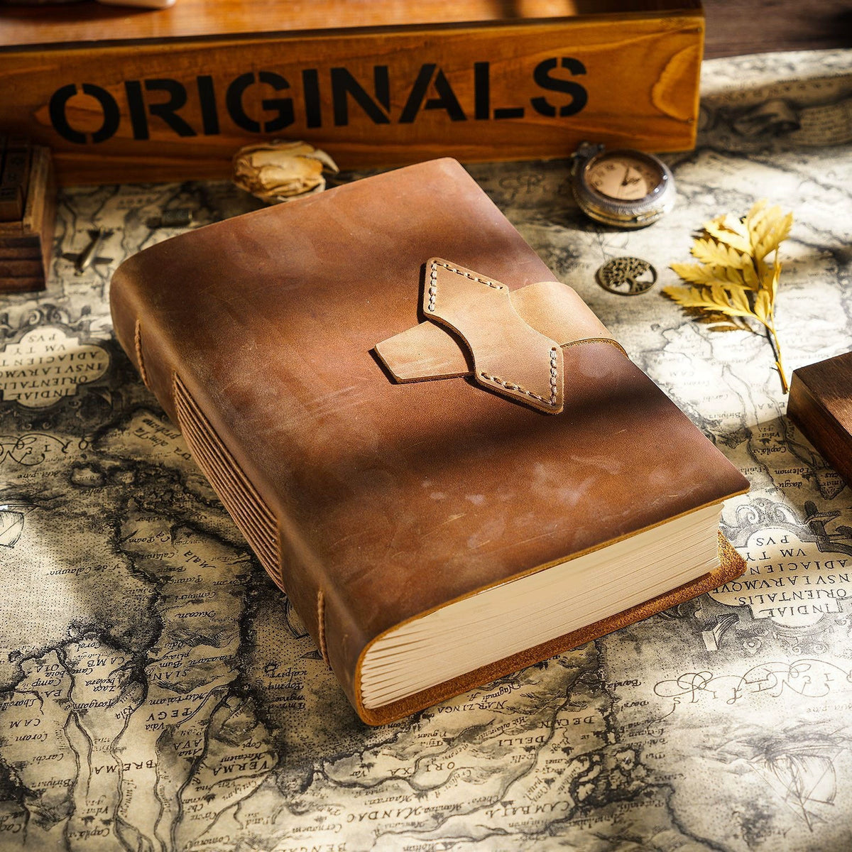 Crazy Horse Leather A5 Handmade Diary Notebook