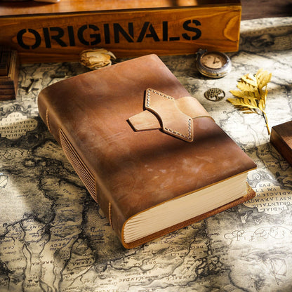 Crazy Horse Leather A5 Handmade Diary Notebook