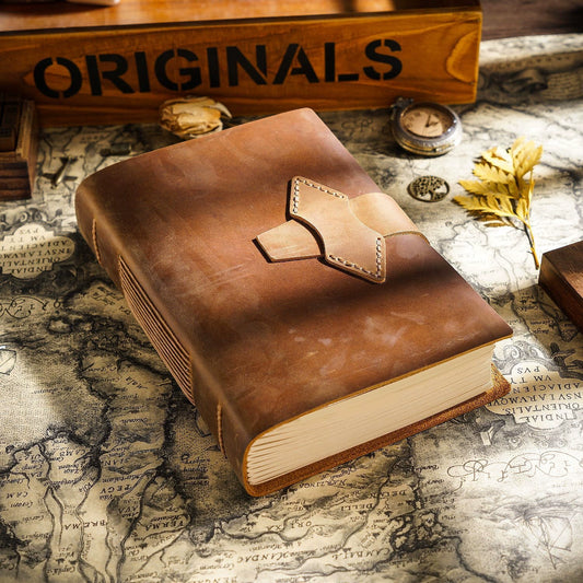 Crazy Horse Leather A5 Handmade Diary Notebook