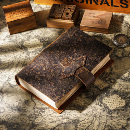 Crazy Horse Leather A5 Handmade Diary Notebook