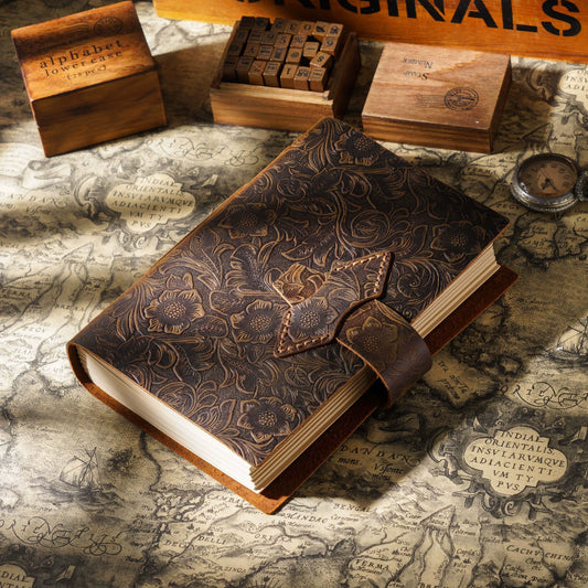 Crazy Horse Leather A5 Handmade Diary Notebook