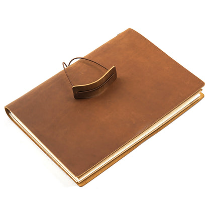 Crazy Horse Leather B5 Travelers Notebook Journal Cover