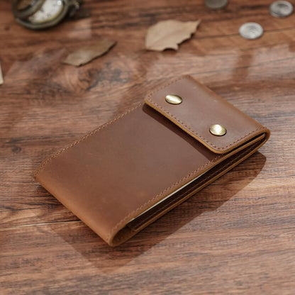 Crazy Horse Leather Pocket Address and Memo Notebook