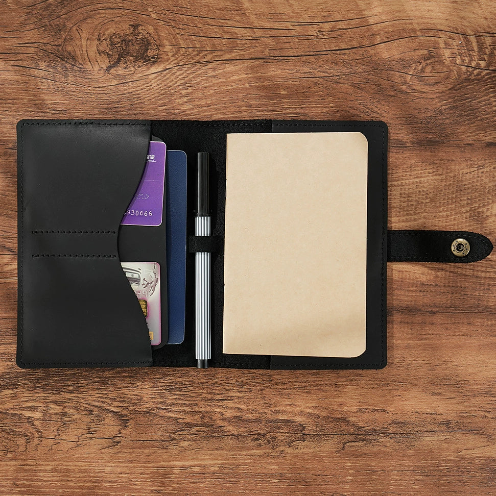 Crazy Horse Leather Magazine-Cover Travel Journal