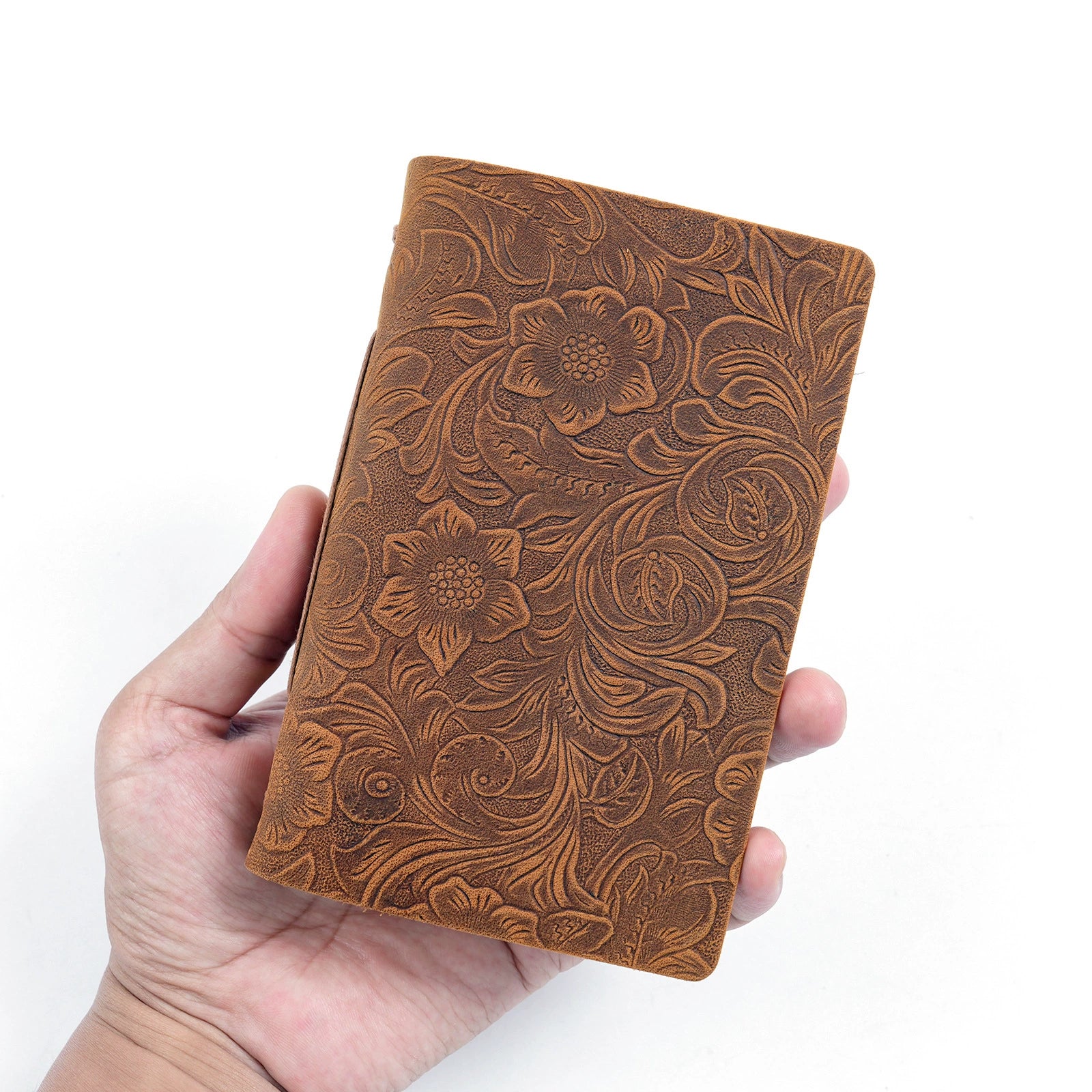 Crazy Horse Leather Portable Pocket Sketchbook