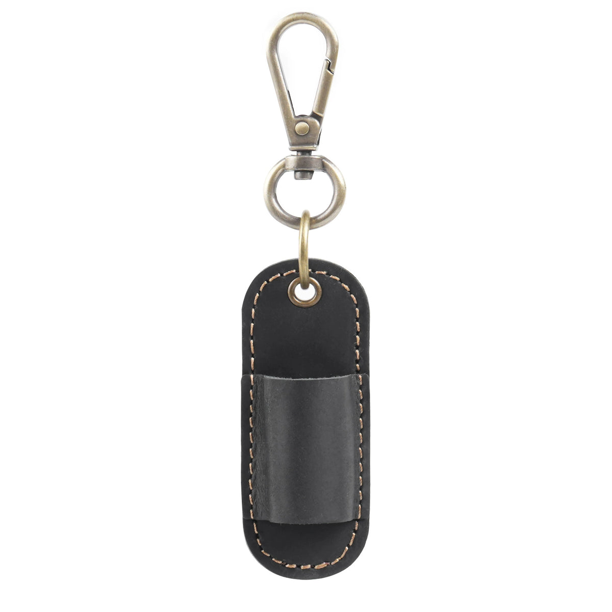 Crazy Horse Leather Portable Pen Sleeve