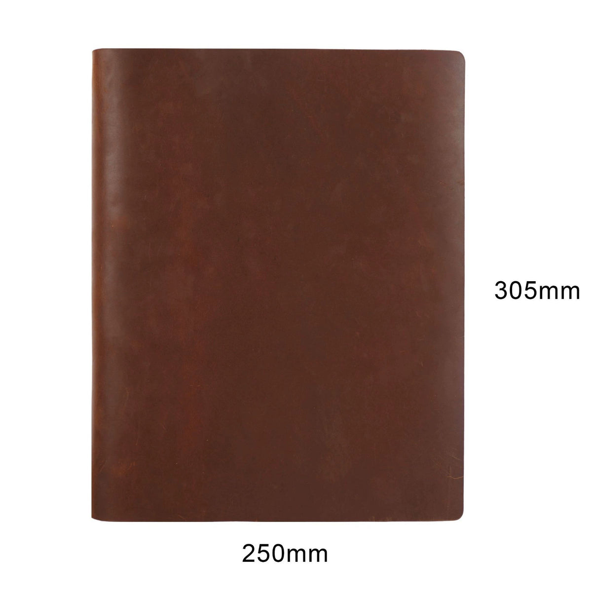 Crazy Horse Leather A4 Refillable Ring Binder Journal
