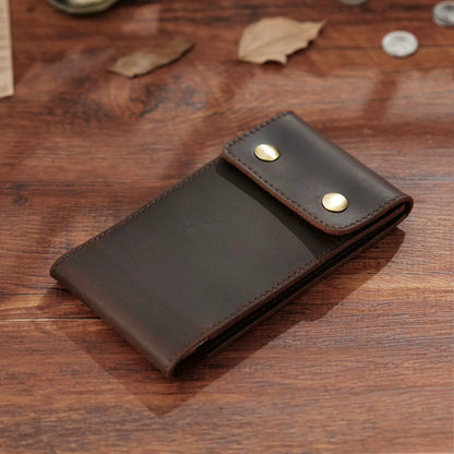 Crazy Horse Leather Pocket Address and Memo Notebook