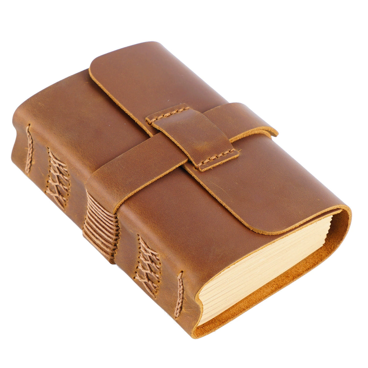 Crazy Horse Leather Kraft Paper Diary Notebook