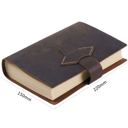 Crazy Horse Leather A5 Handmade Diary Notebook