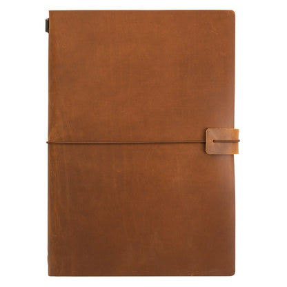 Crazy Horse Leather B5 Travelers Notebook Journal Cover