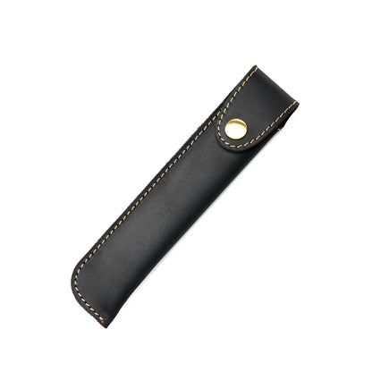 Crazy Horse Leather Slim Pen Sleeve Protective Case