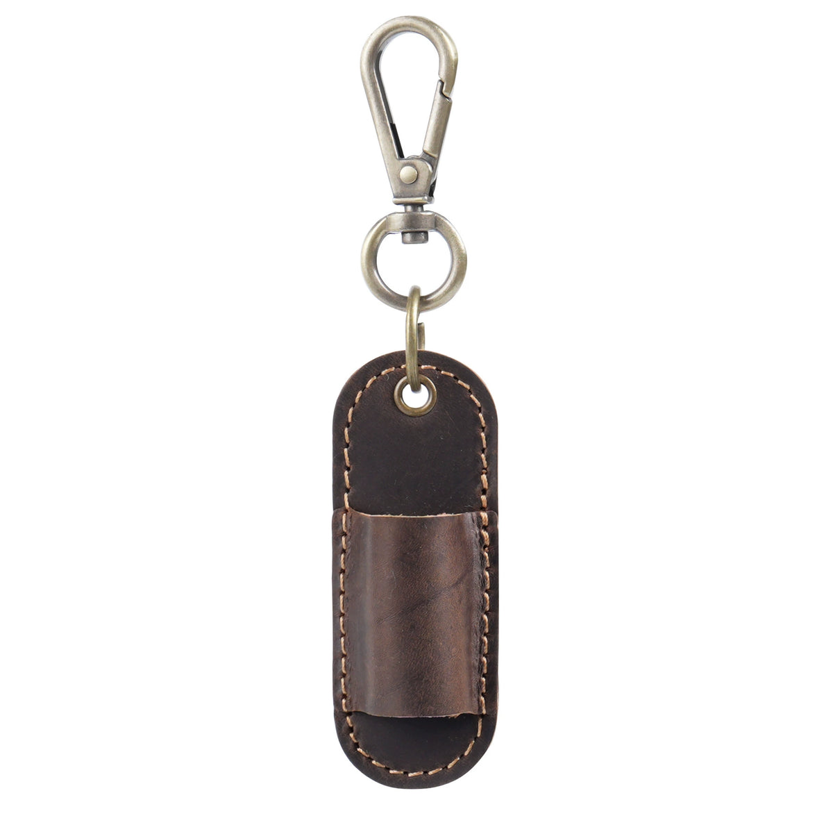 Crazy Horse Leather Portable Pen Sleeve