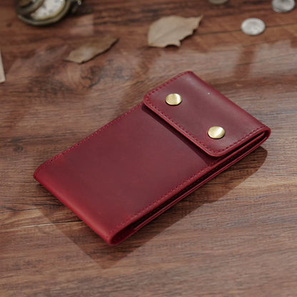 Crazy Horse Leather Pocket Address and Memo Notebook