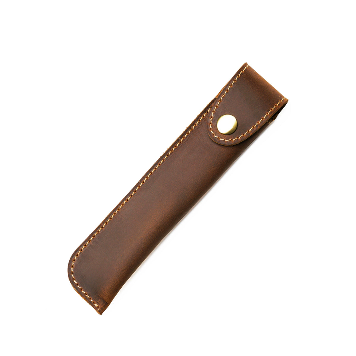 Crazy Horse Leather Slim Pen Sleeve Protective Case