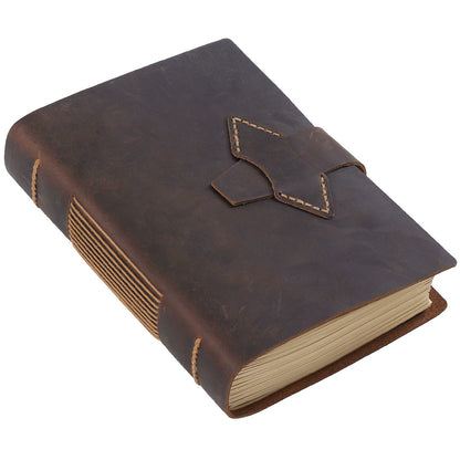 Crazy Horse Leather A5 Handmade Diary Notebook
