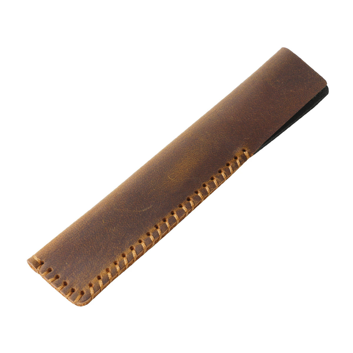 Crazy Horse Leather Handmade Pen Sleeve Case