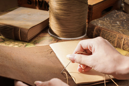 Crazy Horse Leather Portable Pocket Sketchbook