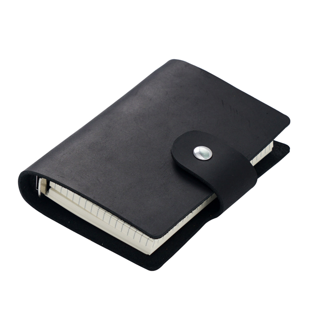 Crazy Horse Leather A8 Mini Refillable Pocket Journal