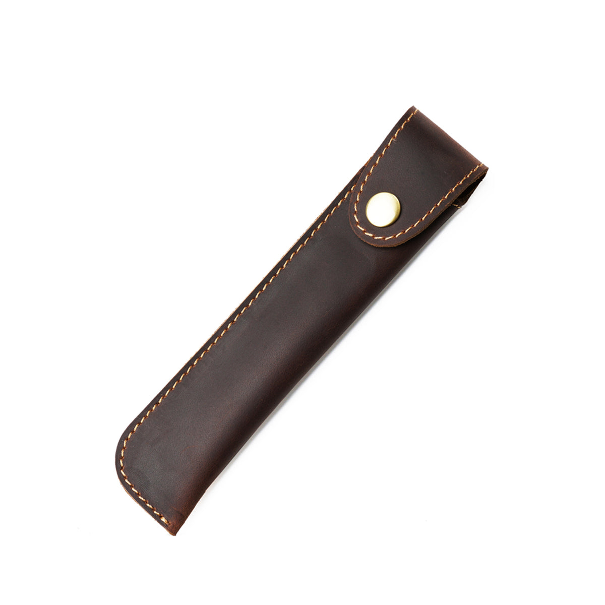 Crazy Horse Leather Slim Pen Sleeve Protective Case