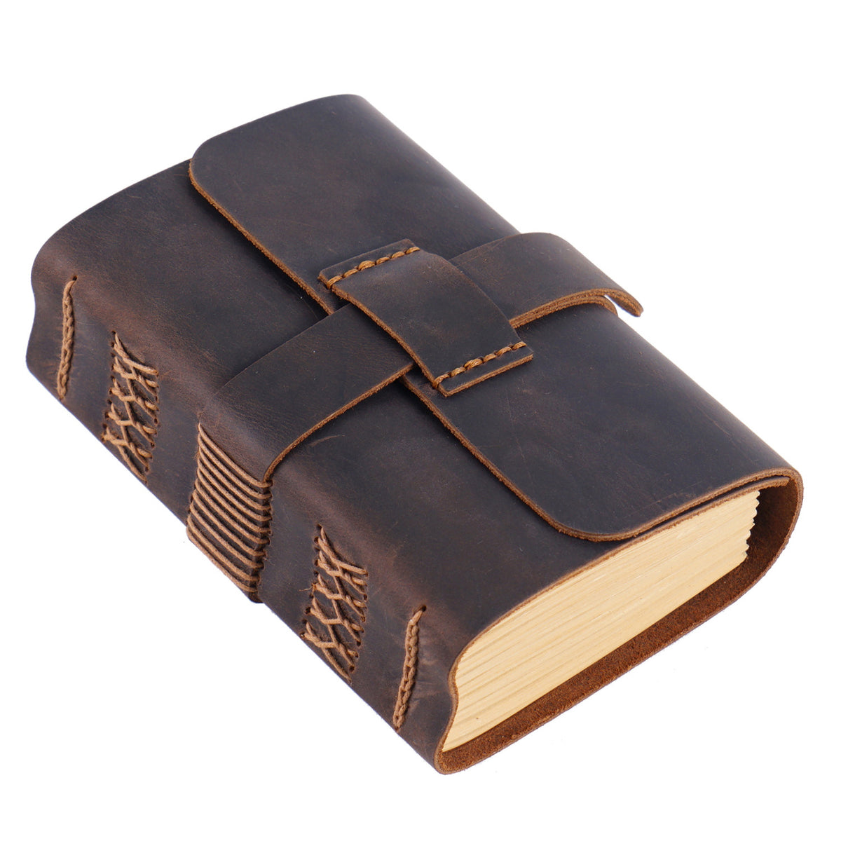 Crazy Horse Leather Kraft Paper Diary Notebook