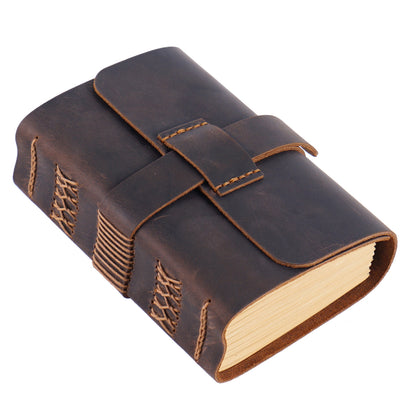Crazy Horse Leather Kraft Paper Diary Notebook