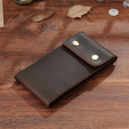 Crazy Horse Leather Pocket Address and Memo Notebook