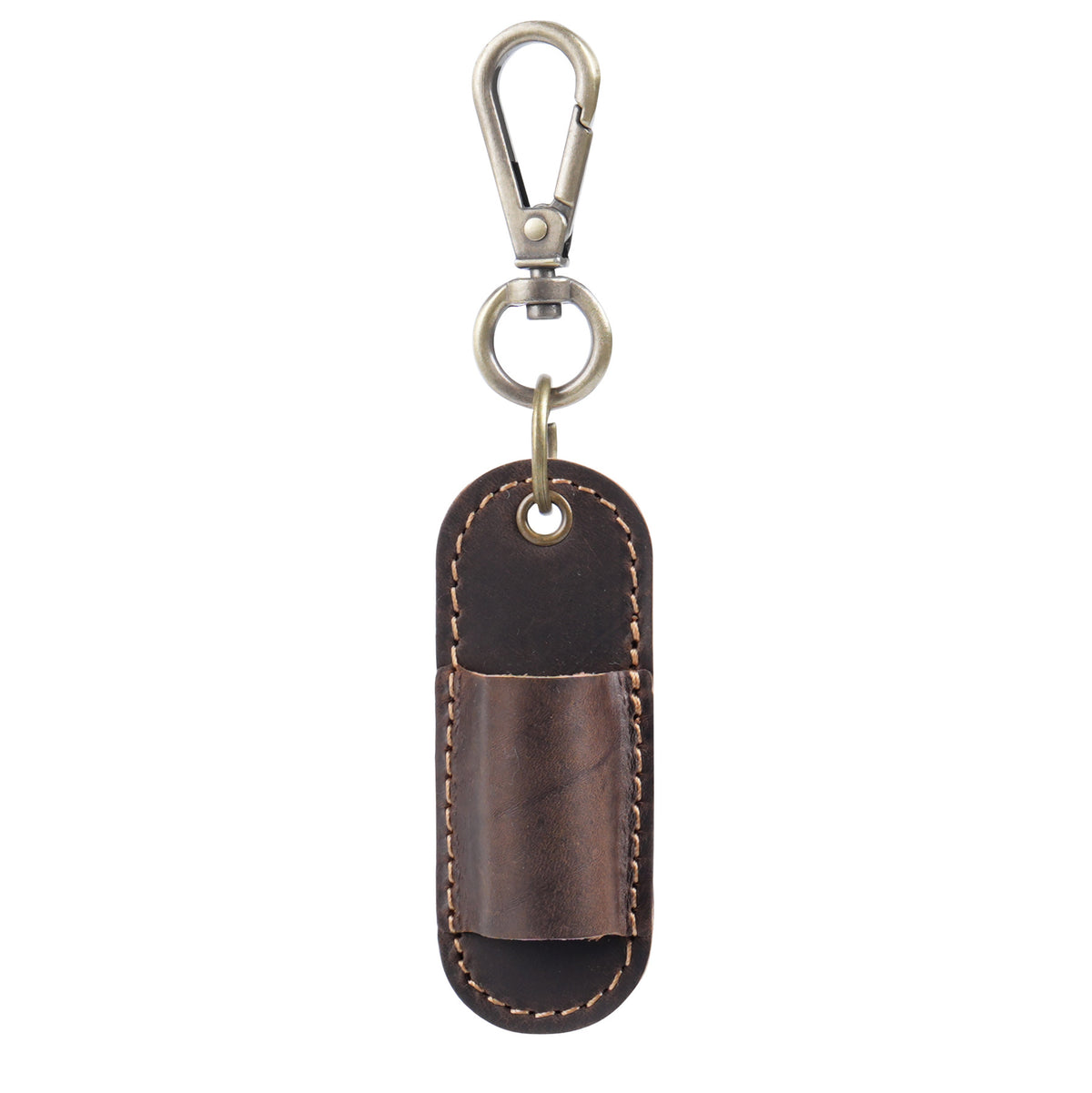 Crazy Horse Leather Portable Pen Sleeve