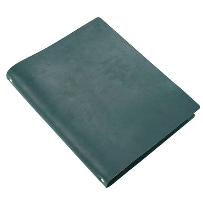 Crazy Horse Leather A4 Refillable Ring Binder Journal