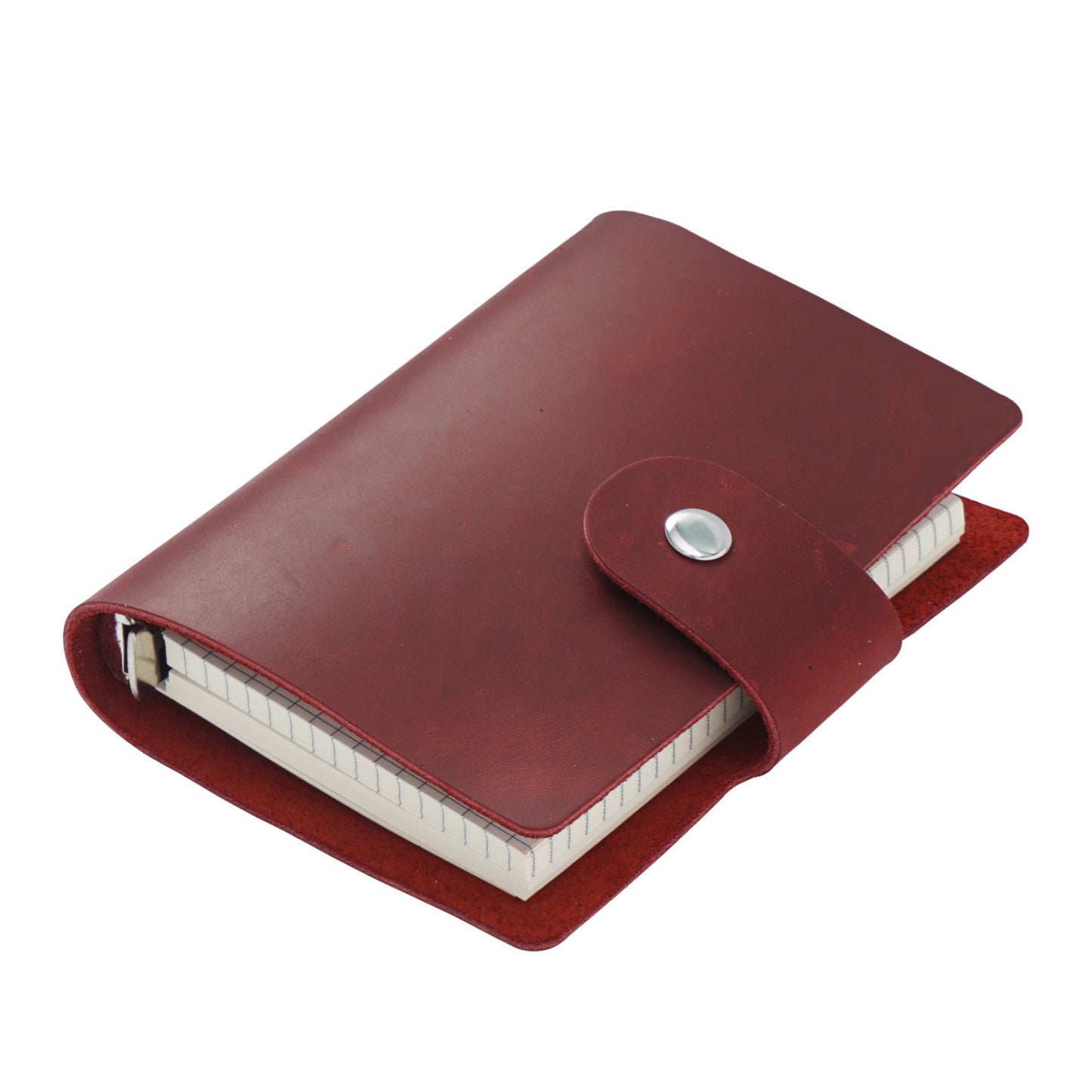 Crazy Horse Leather A8 Mini Refillable Pocket Journal