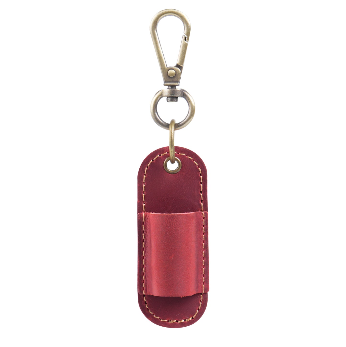 Crazy Horse Leather Portable Pen Sleeve