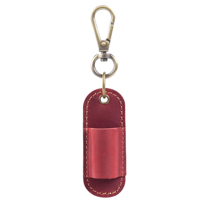 Crazy Horse Leather Portable Pen Sleeve