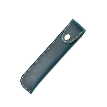 Crazy Horse Leather Slim Pen Sleeve Protective Case